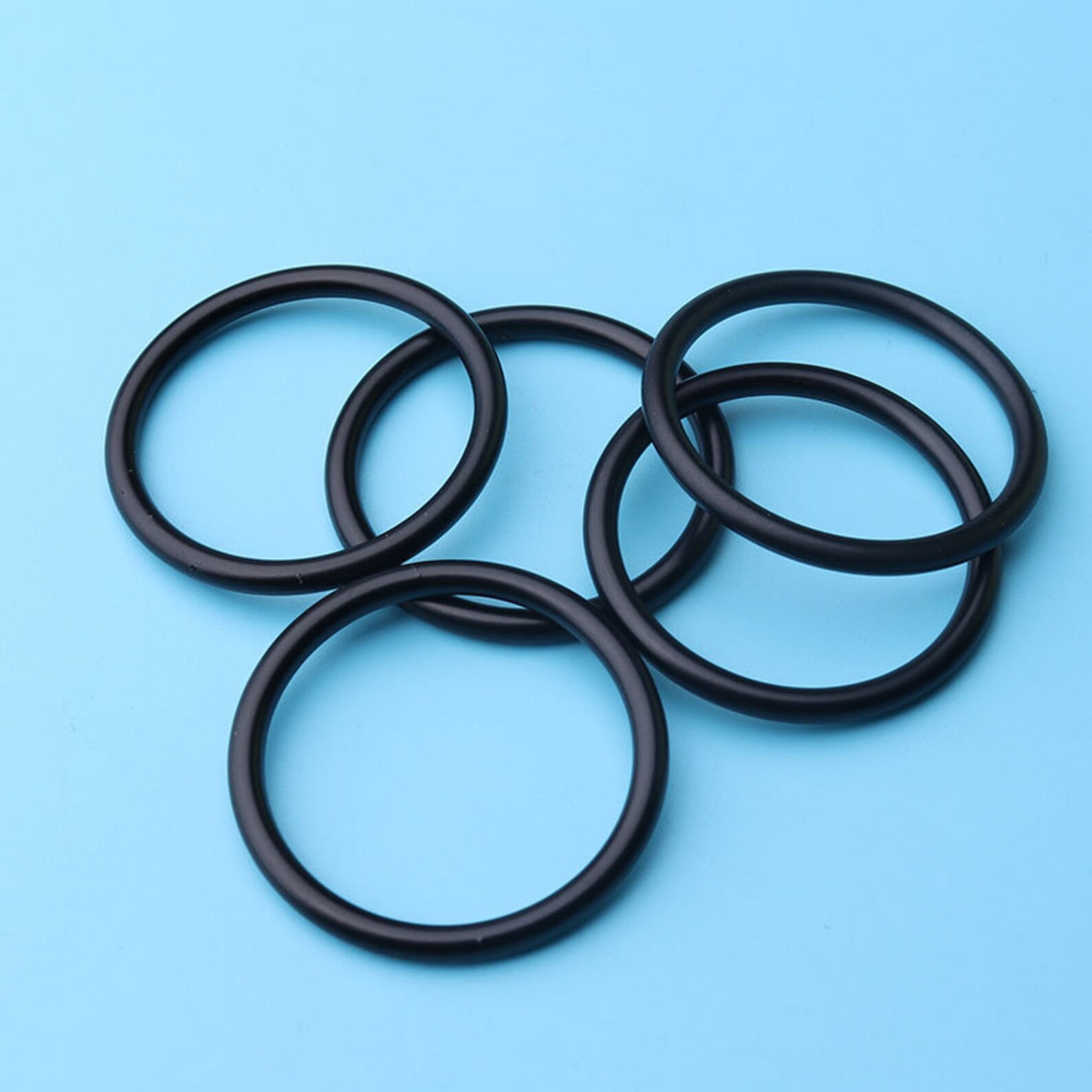 2pcs Black O Rings Jump Rings 11/8inch Black Bag Making Rings, Bag