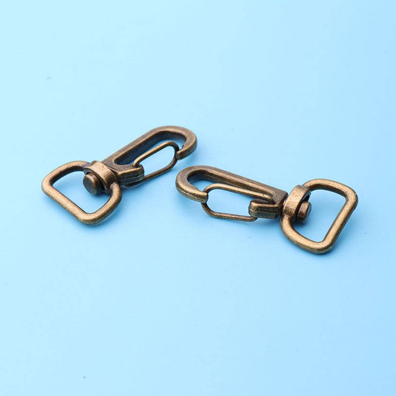 Purse Making swivel Hook Swivel hook clasp For Bag Purse Strap-38*15mm lx25 6pcs swivel clasp 58inch Wide push gate Swivel hook For Bag