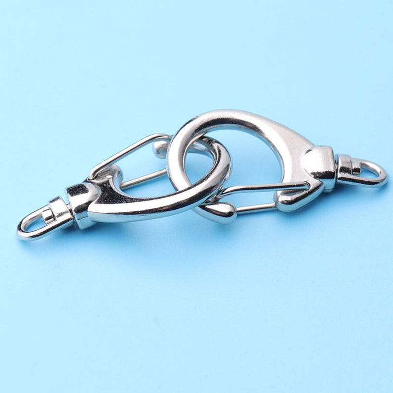 10pcs Clasp 3/4 Wide Swivel Clasp Chain Push Gate Keychain Etsy