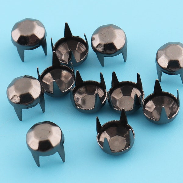 nailhead studs,claws punk studs,black claw nail rivets Jeans Studs 7*7mm,for Leather working Shoe bag accessories