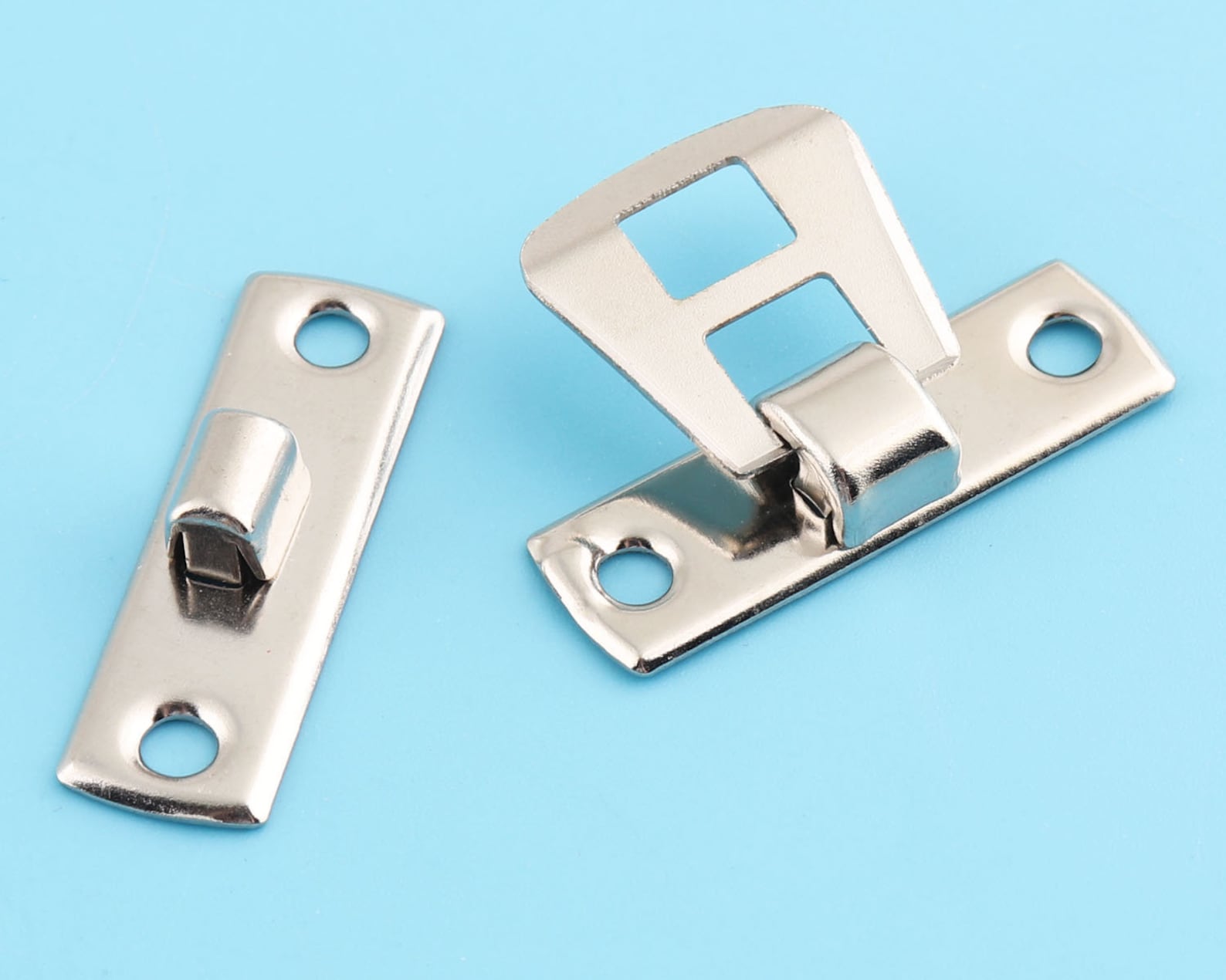 Small Hasps Lock Catch With Silver Color, High Quality Gift Jewelry