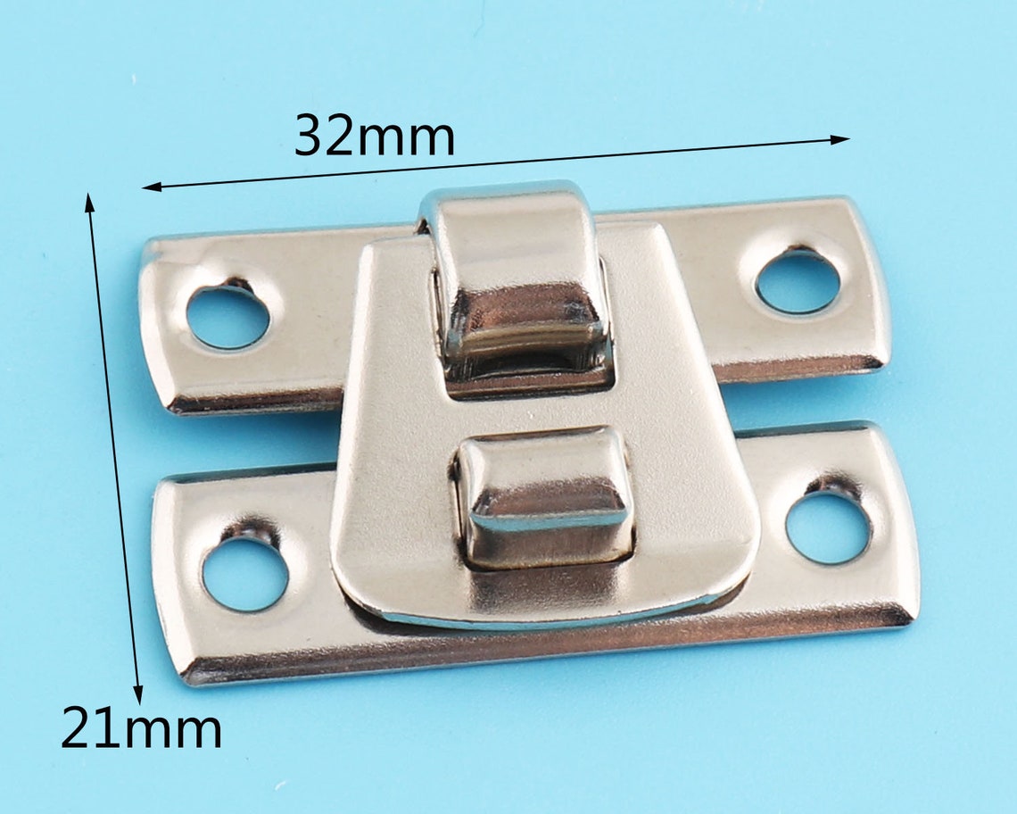 Small Hasps Lock Catch With Silver Color, High Quality Gift Jewelry