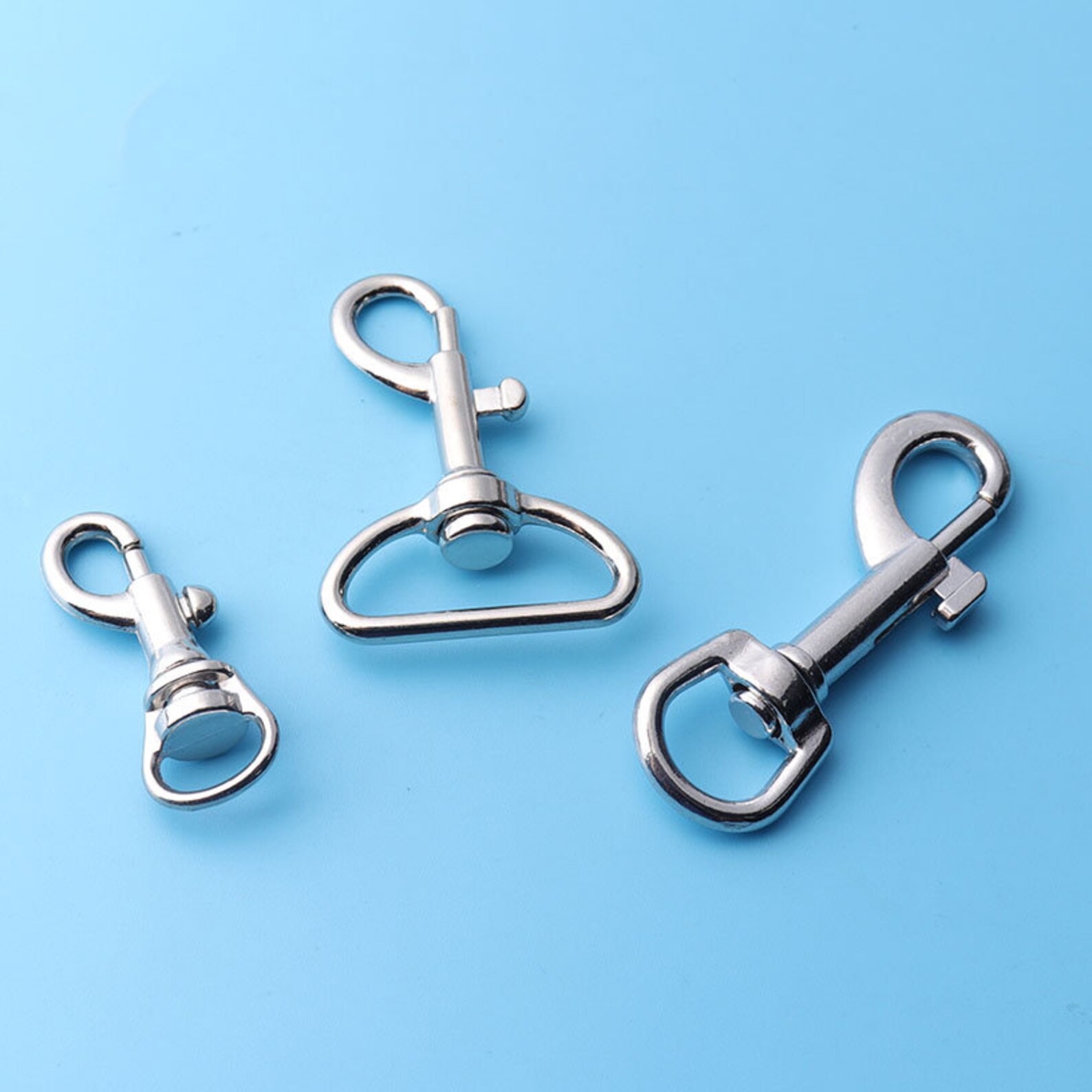 6pcs Lobster Clasp Swivel Clasp/ Lobster Swivel Clasps Silver Etsy
