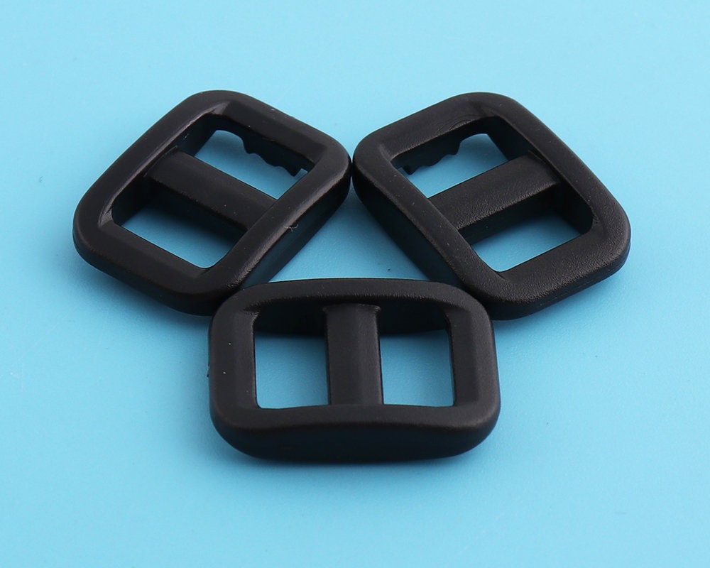 Hebillas Ajustables Para Mochila - Pack De 12, Plástico POM, Diámetro 25 Mm, Reemplazo Universal