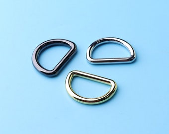 2pcs 1 inch strap D ring ribbon d ring  Finish, Handbag Purse Bag Making Hardware   Supplies,D ring ribbon d ring high quality 17mm dri9
