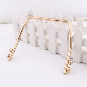 Bag Handle Screw Handbag Handle Carry Ring Hexagonal Arched Handbag Handle Bag Diy Frame 13*12cm