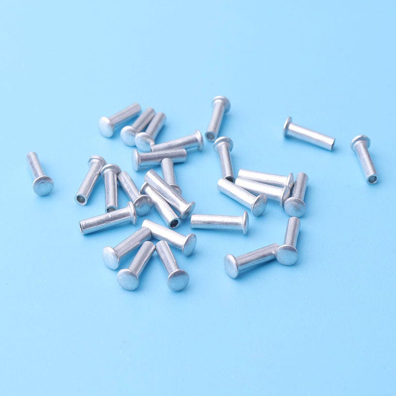 Solid Rivet Colored 100pcs Silver Color Solid Rivets Metal Work Rivets - Solid Nail Head ...