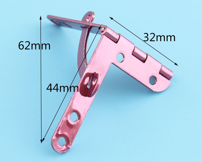 Support Hinge Metal Box Hinges With Light Purple Color3244 Etsy