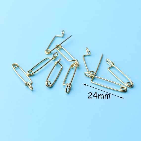 30pcs Gold Safety Pin Blanket Pins 1''inch Cooper Etsy
