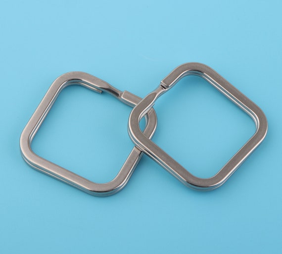 Hoop Keychain Stainless Steel Key Chain Rings Metal Hoops for Crafts or Car  Keys 