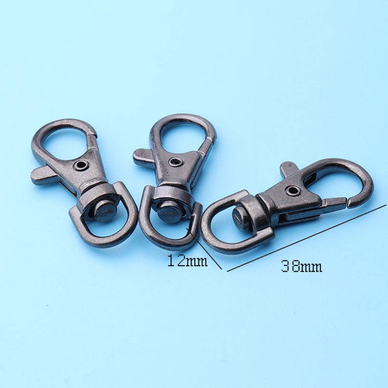 10pcs Spring Clasp 6pcs Swivel Clasp 1/2wide Swivel Clip Trigger