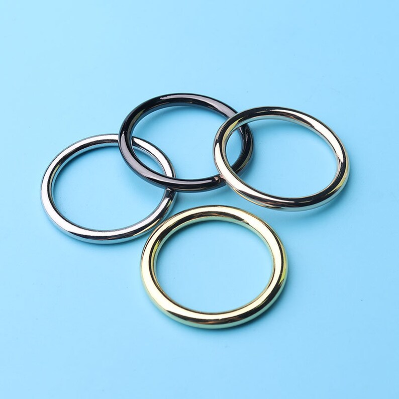4pcs Metal O Ring, Dog Collar Rings, Circle Rings, Harness Rings,handbag and Belts Rings 31mm Etsy