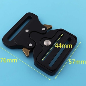 Release Buckle 76*57 mm black color,belt buckle,for Backpacks Webbing, Clip Lock garment accessories