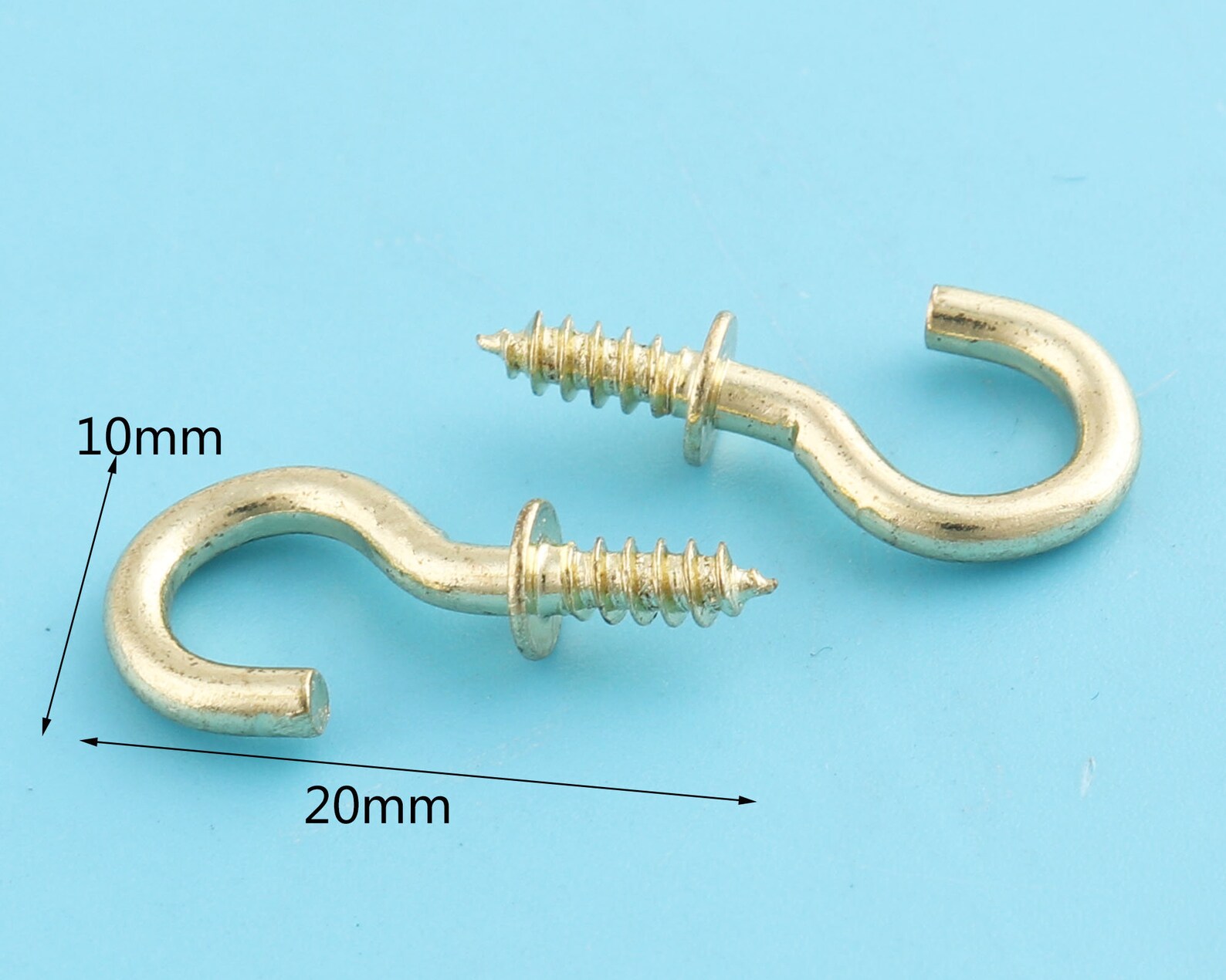 Screw Eye Bailsscrew Eye Pins With 1020 Mm Gold Colorfor Etsy