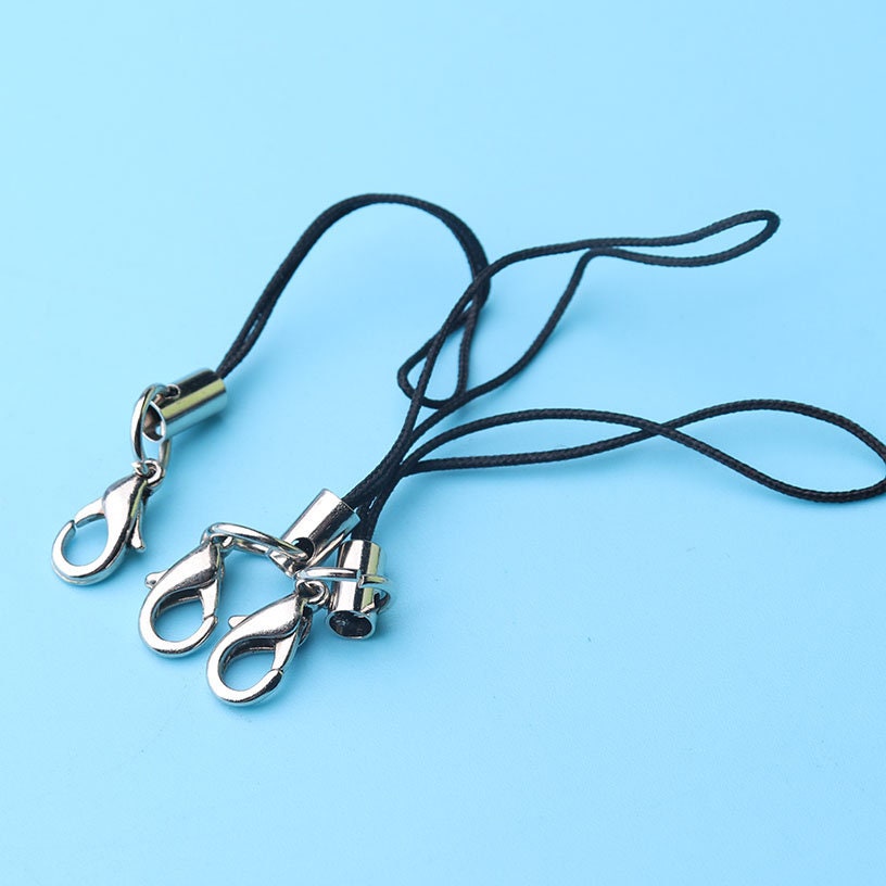50pcs Mobile Phone Rope Charm---the Phone Cord With Metal Lobster Clasp ...