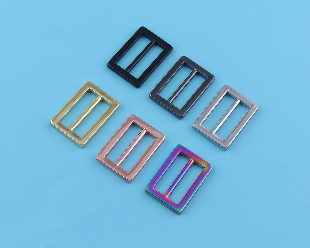 20mm Rainbow Adjuster Belt Buckle Slide Rectangle Etsy