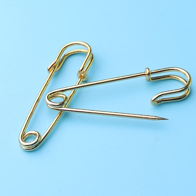 6pcs Large Safety Pin / Gold Pins Pins Ecofriendly Safety Etsy