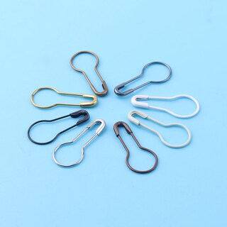 100 Spille Da Balia A Forma Di Zucca (Bulb Pins) In Metallo, Miste, Con Scatola - Per Cucito, Maglieria, Etichette
