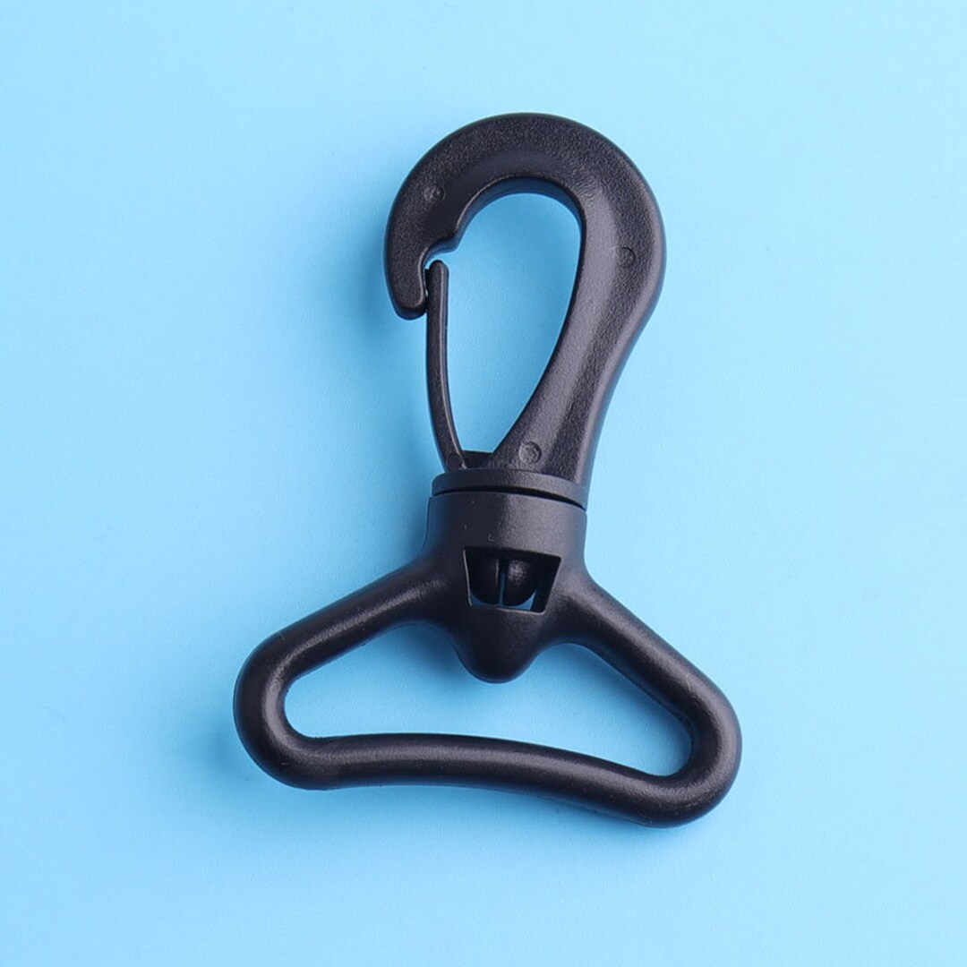 12 Pcs 1 1/2inch'' Snap Hooks Plastic Snap Clasp Swivel Plastic Snap for  Webbing Tilt Hook Clips Plastic Snap Hooks -  Canada