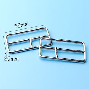2pcs tessuto coprire fibbia DIY Tessuto Buckle - borsa Self fibbia in metallo che copre per 2 ' pollici cinture di alta qualità buckles55 * 25mm fk32