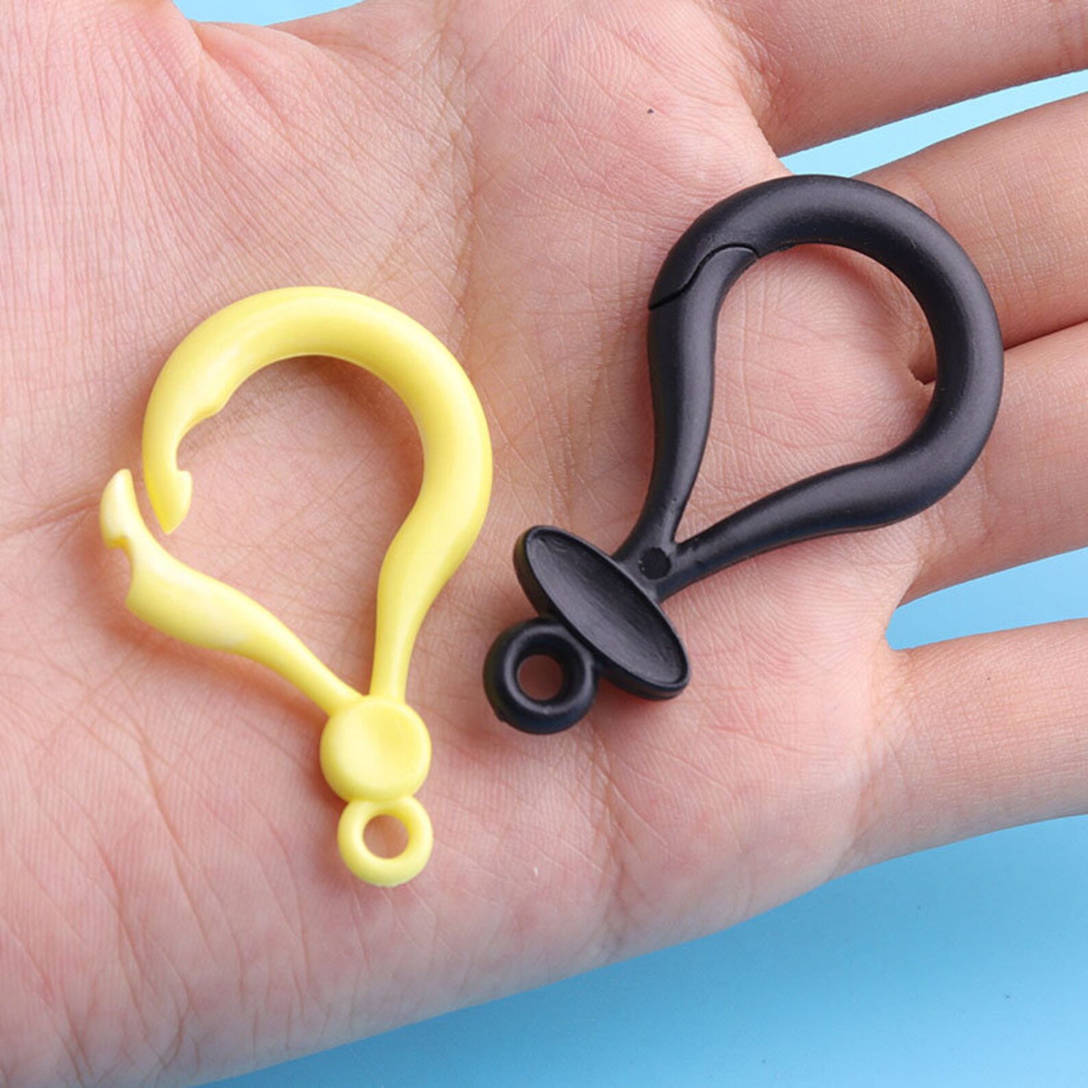 10pcs Plastic Key Chain Holders Clasps Plastic Clip Snap Hook Etsy