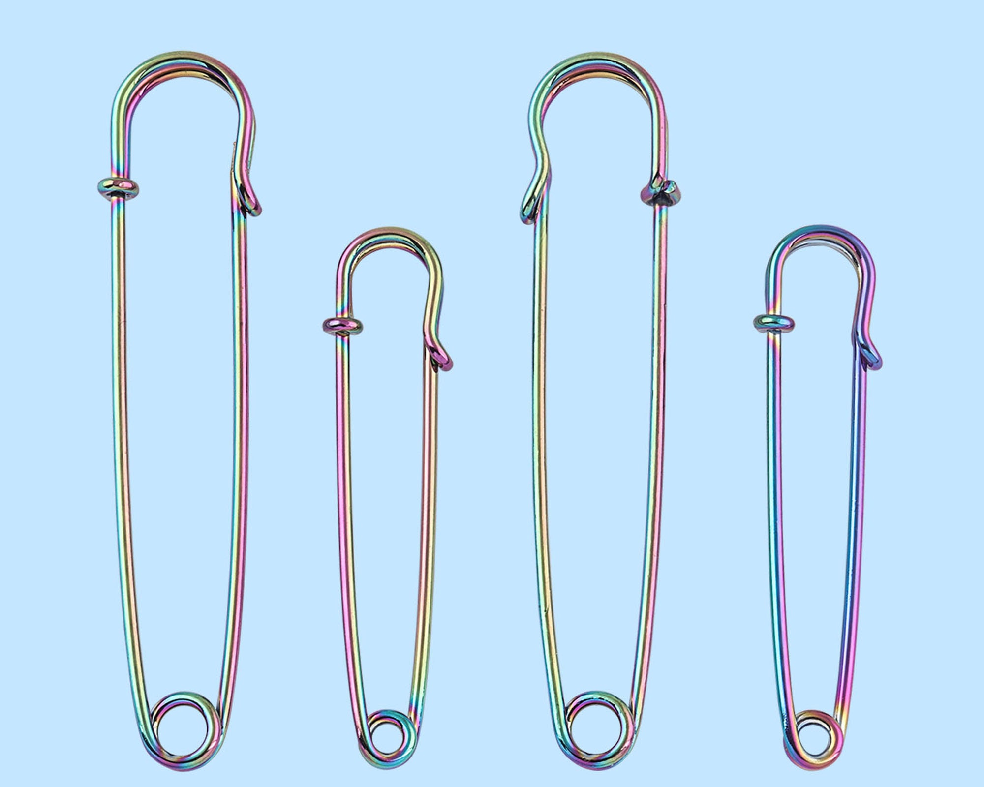 Rainbow Safety Pin Fasteners Clothes Metal Safety Pins Stitch