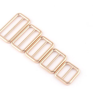 20-40mm gold Adjuster Buckle Slide lanyard clasps,Metal Purse backpack Belt strap Buckle Handbag webbing dog collar hardware Bag clasp 10PCS