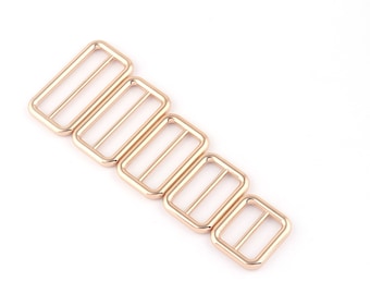 20-40mm gold Adjuster Buckle Slide lanyard clasps,Metal Purse backpack Belt strap Buckle Handbag webbing dog collar hardware Bag clasp 10PCS