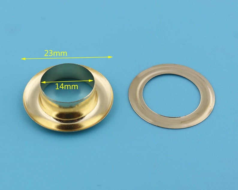 100sets Grommets Eyelets With Washer 14MM Hole Gold Color Self Etsy