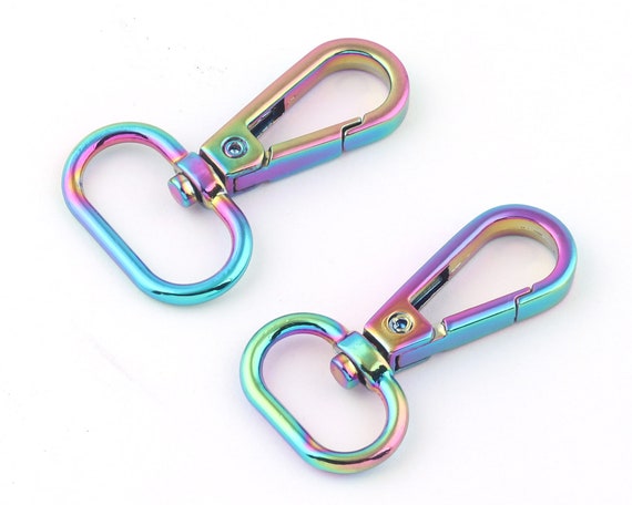 20pcs Multicolor Buckle Triggers with Lobster Clasp Plastic Clasp Hooks Clip  Diy Keychain Findings for Jewelry Making Supplies