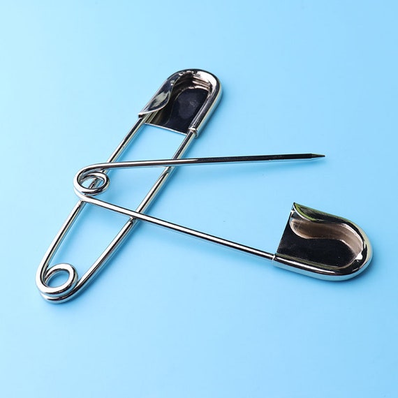 Buy Extra Large Giant Jumbo Laundry Safety Pins 4 and 5 Inch 110mm and  128mm X2 Pins Online in India 