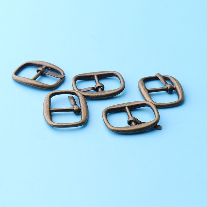 bags or sewing bronze color for inner 10mm 1050pcs Belt buckle Metal pins Buckles Small buckles for shoes