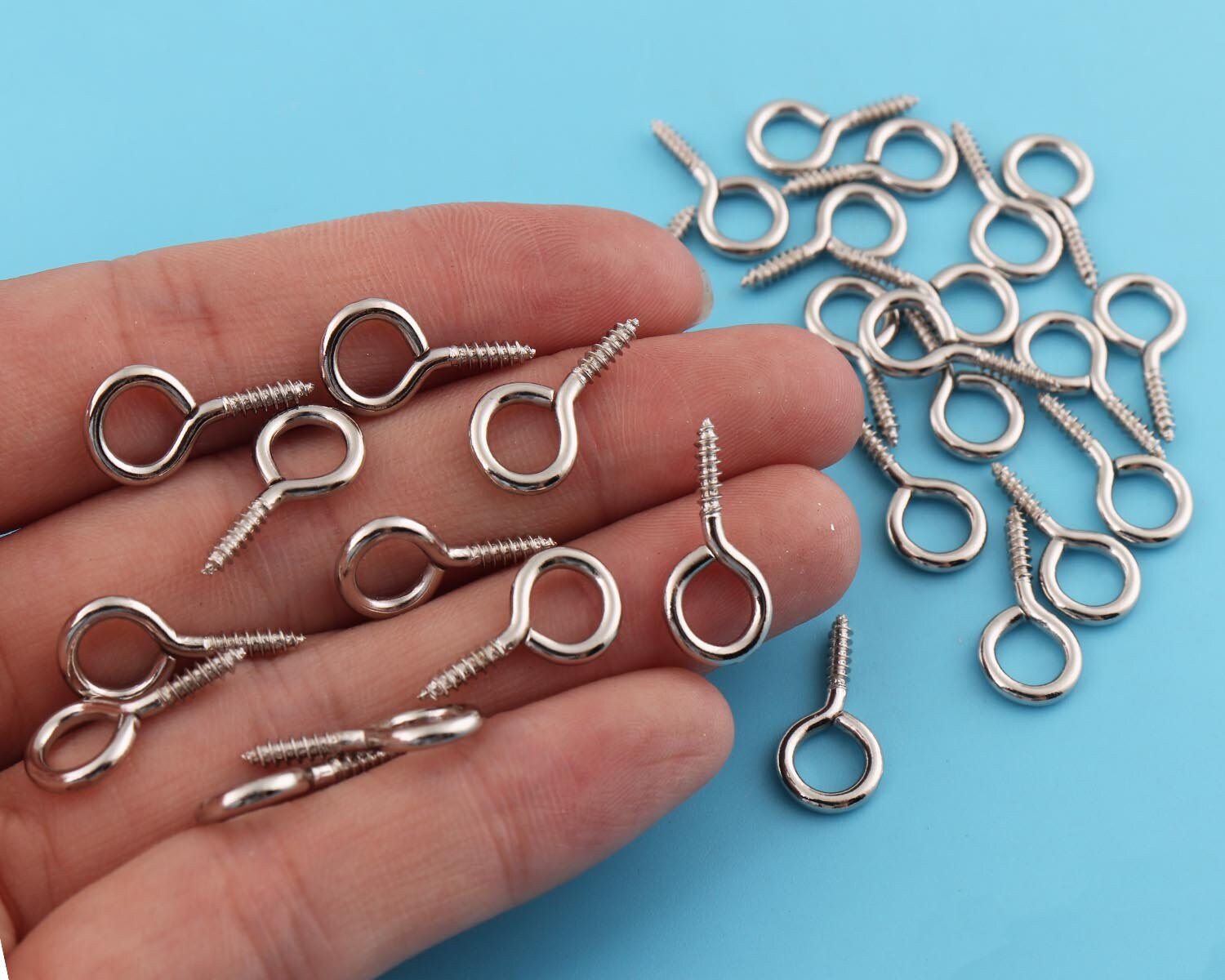 Screw Eye Bails,loop Screws Screw Eye Pins With Silver 179 Mm,for