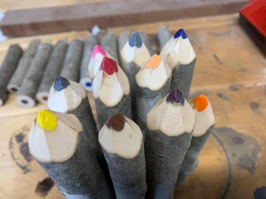 Northwoods Crayons Made From Natural Maine Hardwood Etsy