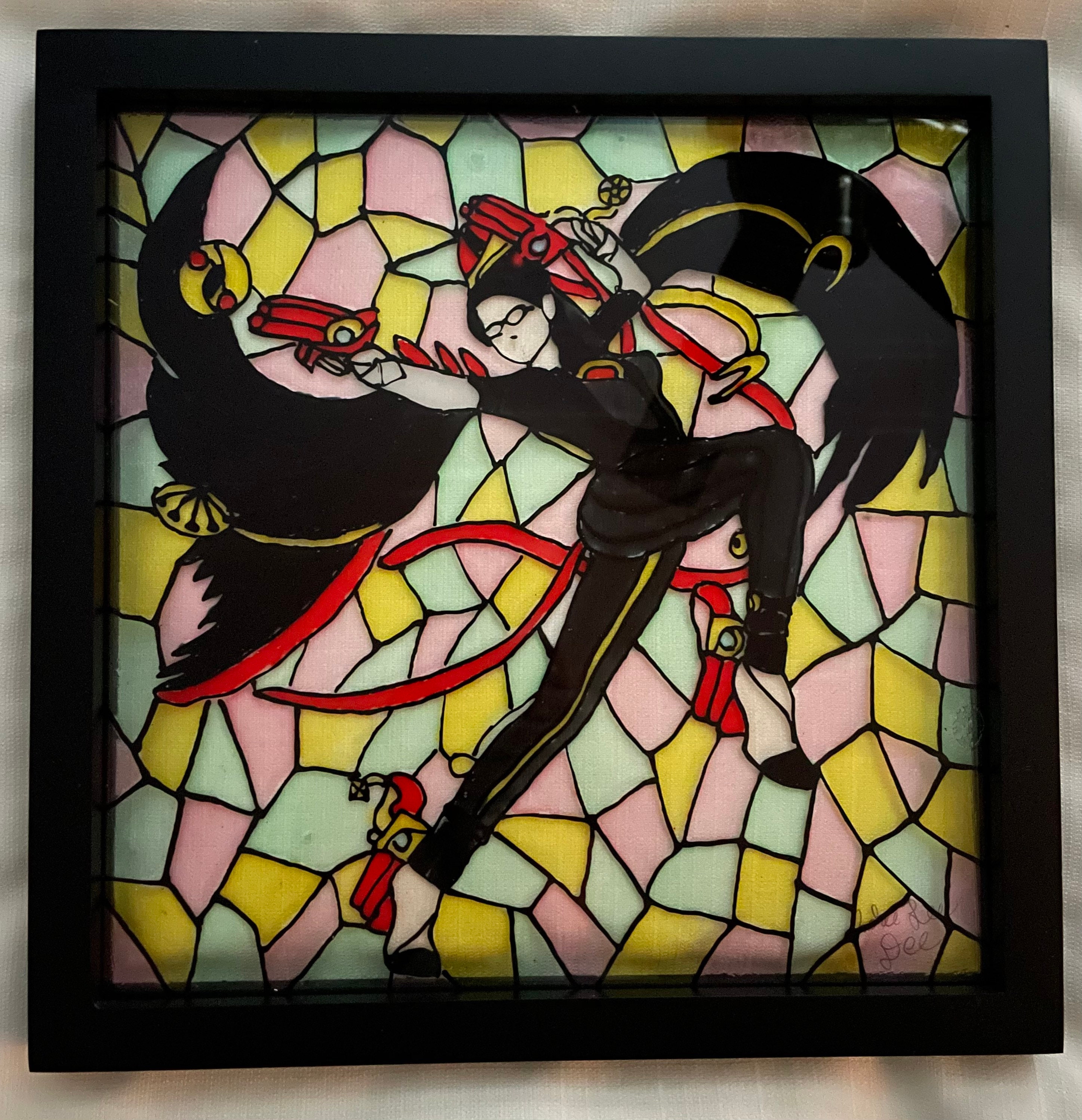 Stained Glass Painting Wall Art Etsy