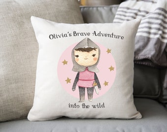 Personalized kids pillow Custom name pillow Adventure Pillow personalized gift Kids adventure pillow