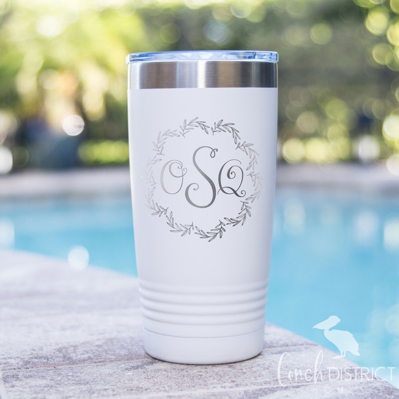 Custom Engraved Tumbler 20 Oz Vacuum Insulated Tumbler Etsy