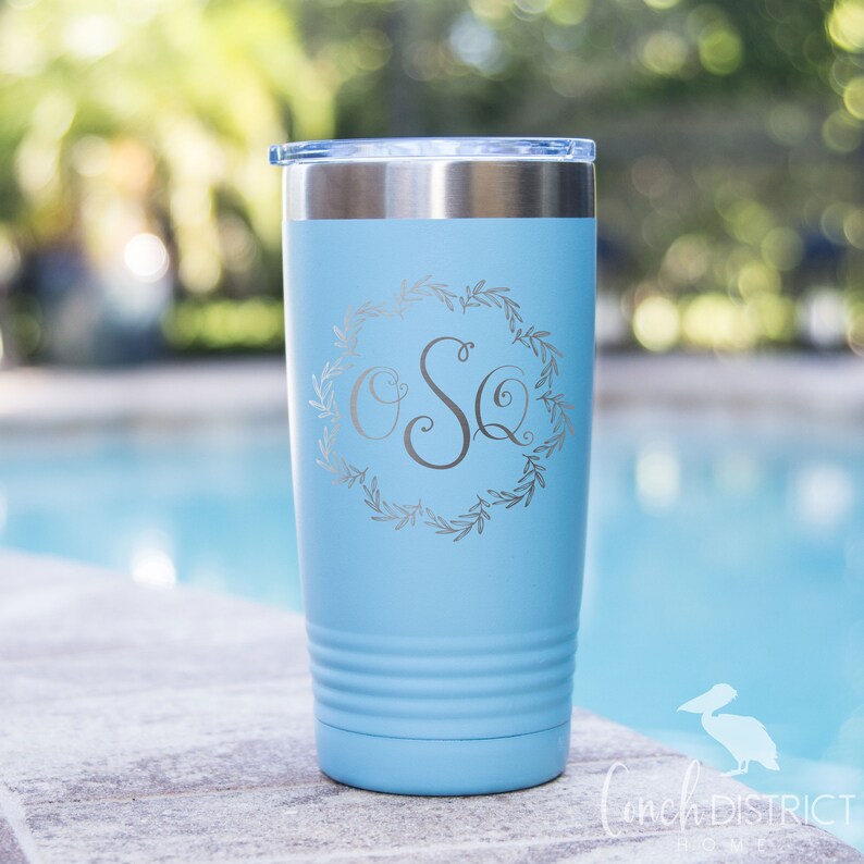 Custom Engraved Tumbler 20 Oz Vacuum Insulated Tumbler Etsy