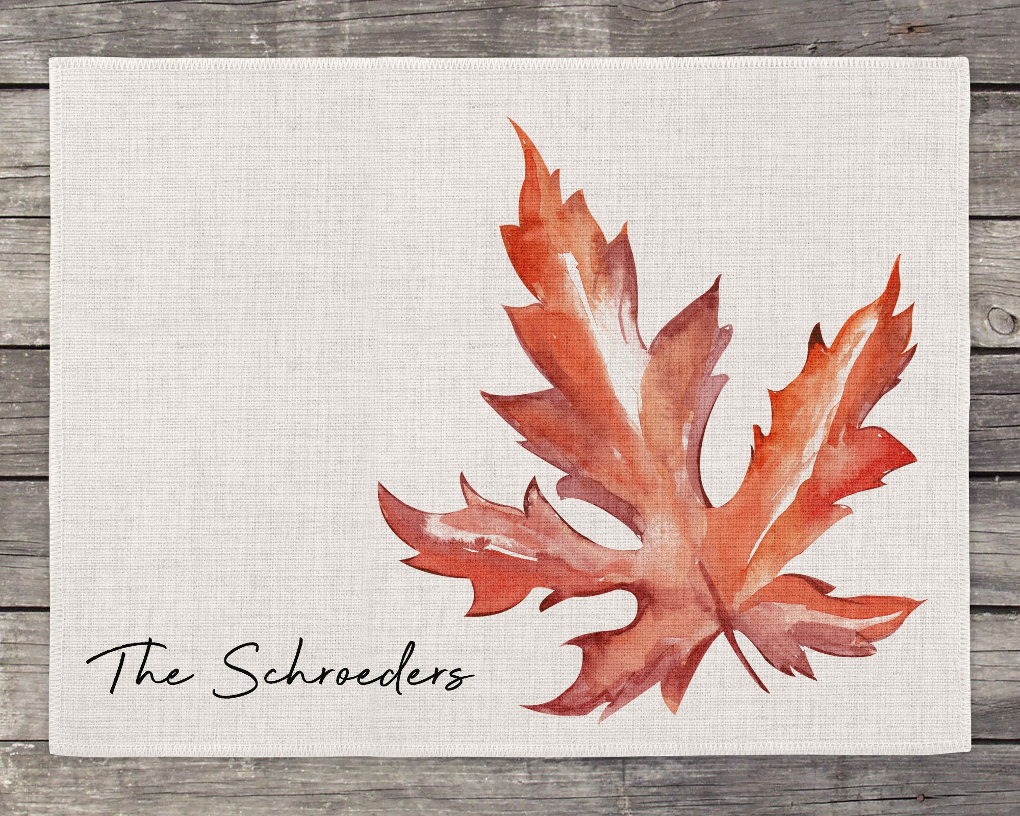 Custom Fall Placemat Thanksgiving Placemat Pumpkin Placemat Etsy