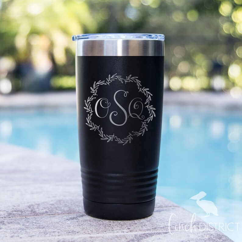 Custom Engraved Tumbler 20 Oz Vacuum Insulated Tumbler Etsy