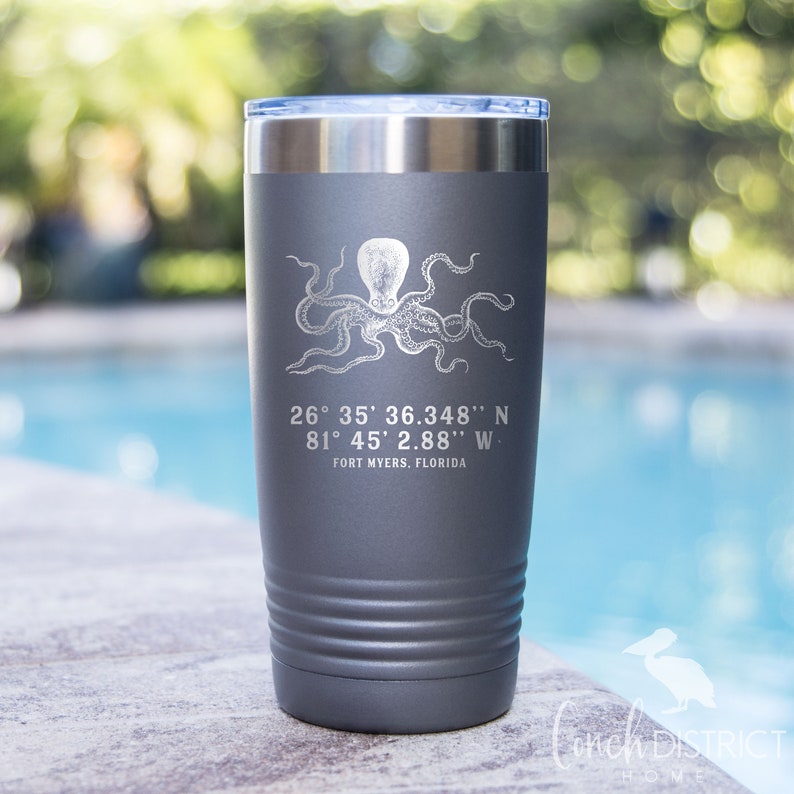 Custom Engraved Tumbler 20 Oz Vacuum Insulated Tumbler Etsy