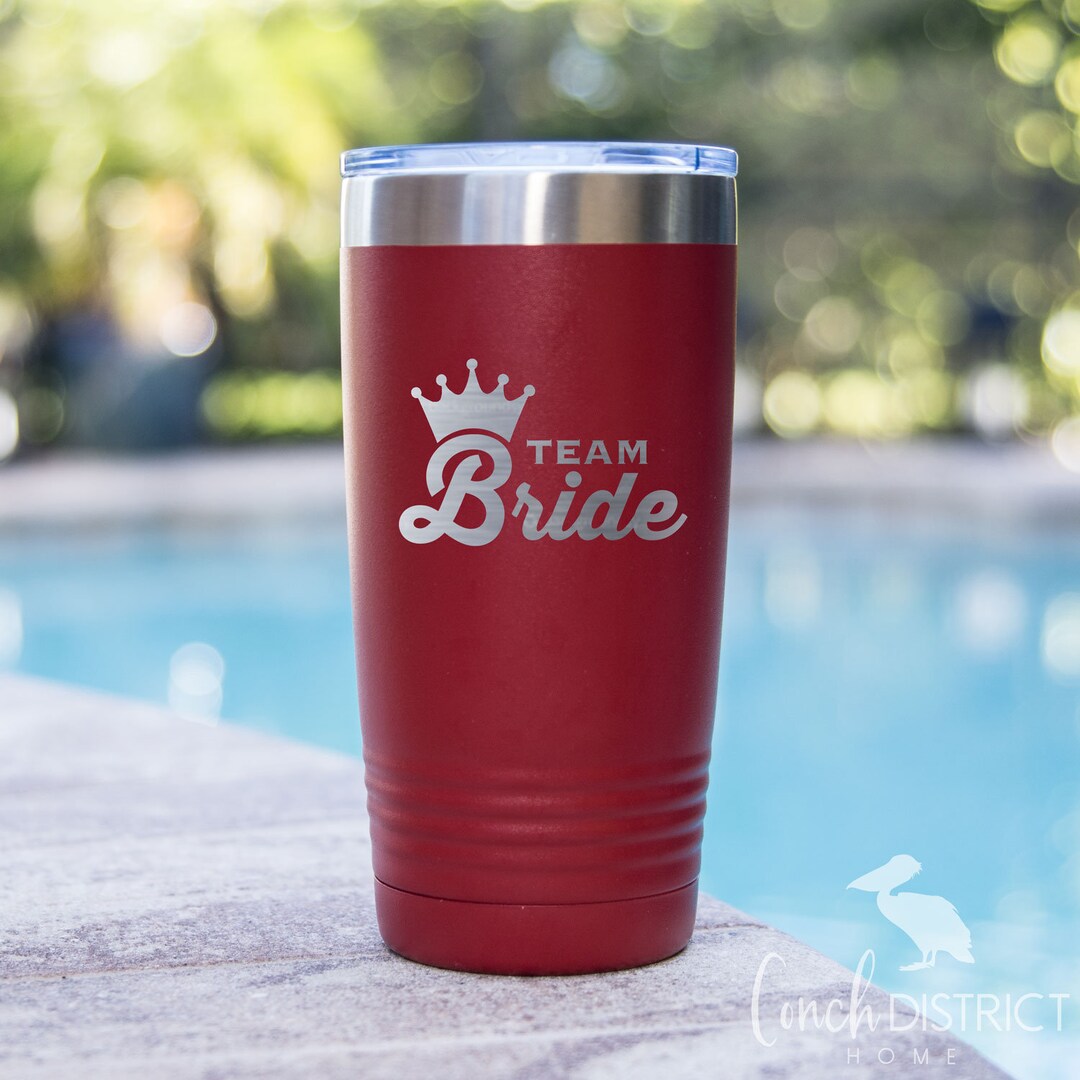 Wedding Tumbler Team Bride Team Groom Mr & Mrs Bride Groom Cups
