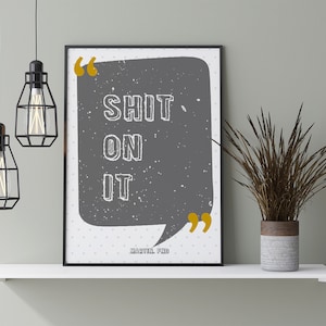 A5 ungerahmt Freitag Abend Abendessen TV-Show Zitate Print.Perfect einzigartige Geburtstag, Ostern oder Valentinstag Geschenk.