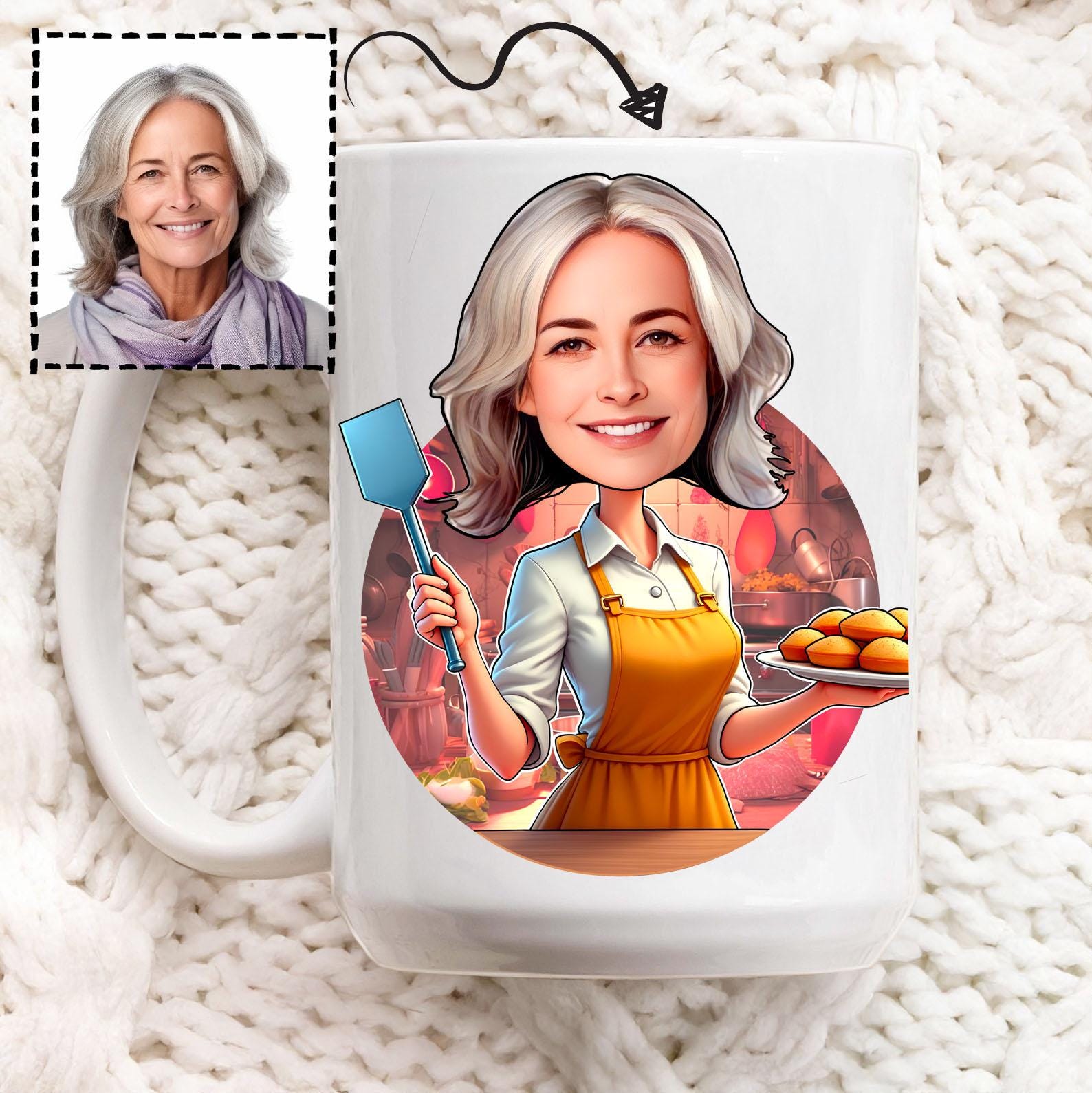 Lustige Köchin Tasse Mit Spruch – Geschenkidee Für Köchinnen, 330 Ml, Spülmaschinenfest, Beidseitig Bedruckt