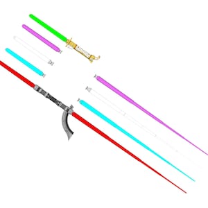 1 Meter Long Telescopic Lightsaber Blade With Emitter Attachment (Available in 5 Colours) | Education Pointing Aid | By Collins Creations 3D