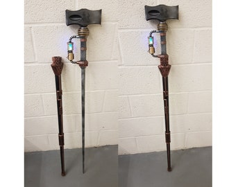 Steampunk Artificer Style Walking Stick Prop. | Artificer Cosplay | By Collins Creations 3D