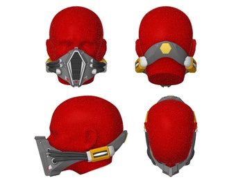 Darth Malgus Sith Face Mask | Includes Unique Fastening Design | By Collins Creations 3D