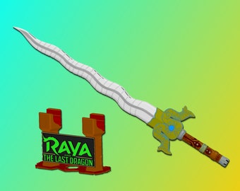 RAJAS　ラジャスの剣〜ワケありなため、今だけタイムSALE！ ラーヤと龍の王国よりクリスの剣 デジタルダウンロード | 剣の台座付き
