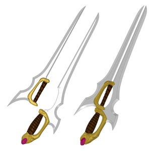 Dual Glaive | The Dark Crystal: Age Of Resistance | Cosplay prop. | Wall Mount Option Available | By Collins Creations 3D