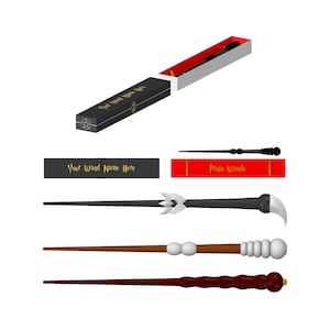 Design Your Own Magic Wand | Multi-Coloured Spell Function | Display Plinth, Cosplay Sheath and Storage Box | By CC3D